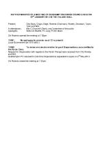 2013-01-22 minutes